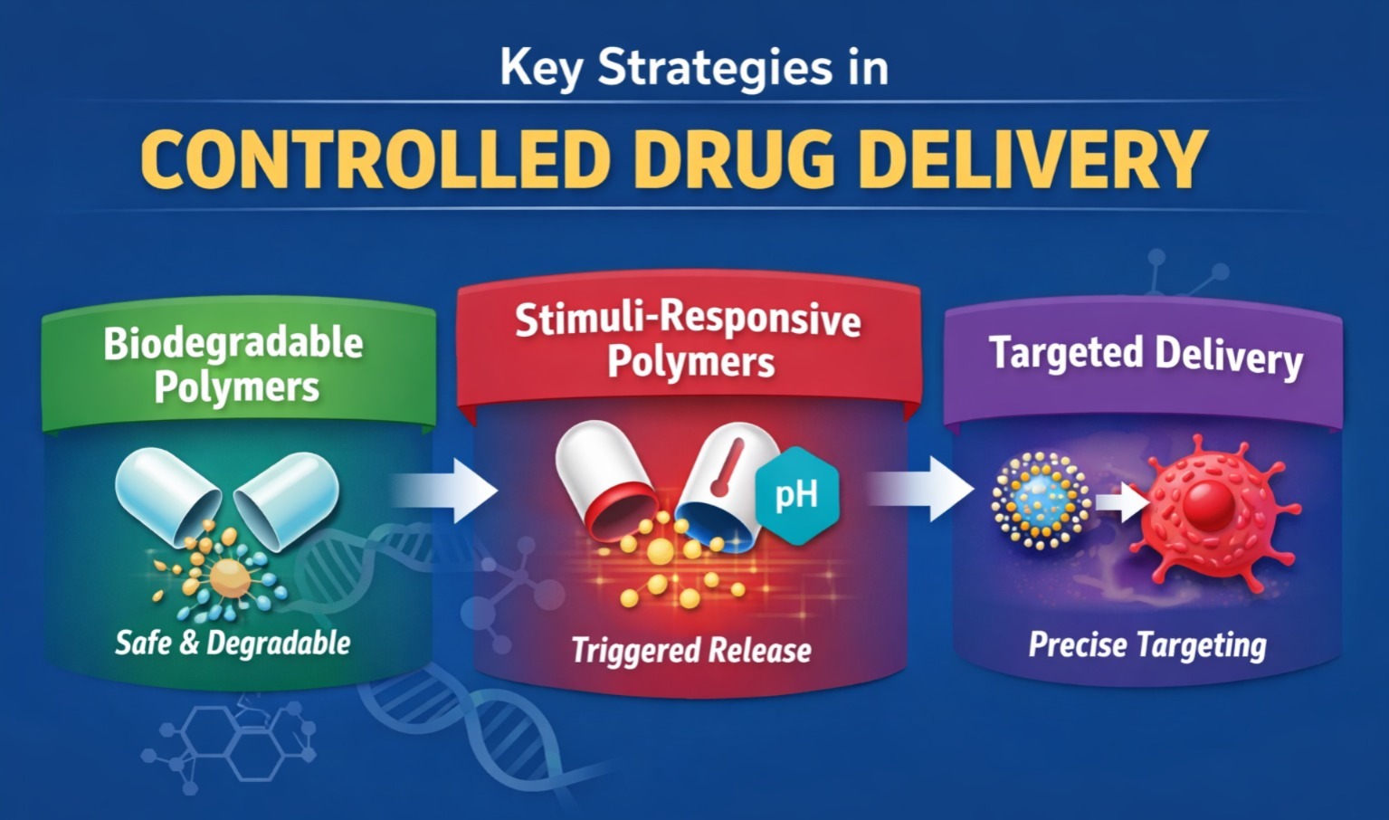 custom polymer synthesis for controlled drug delivery