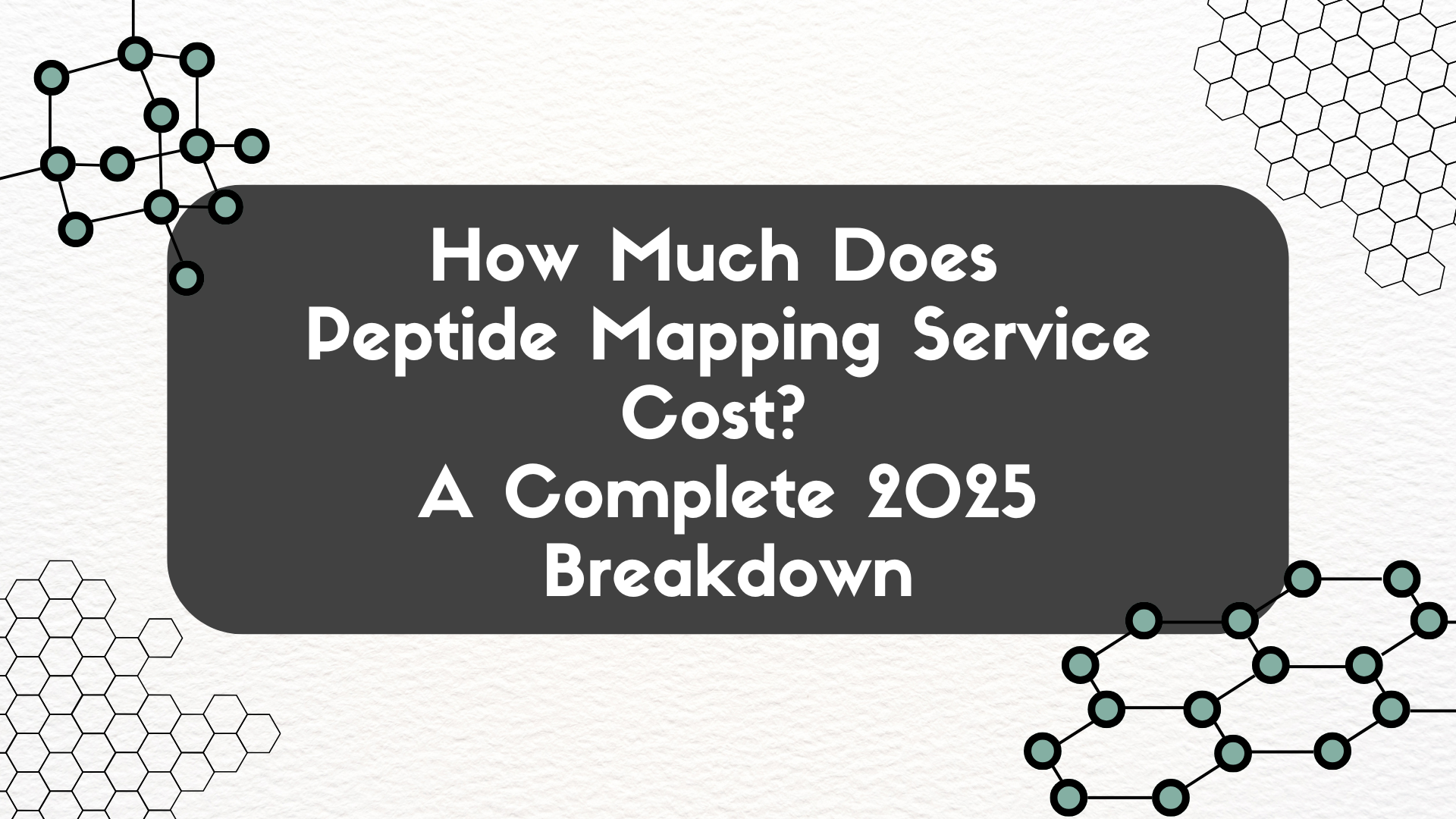 Peptide Mapping Service Cost