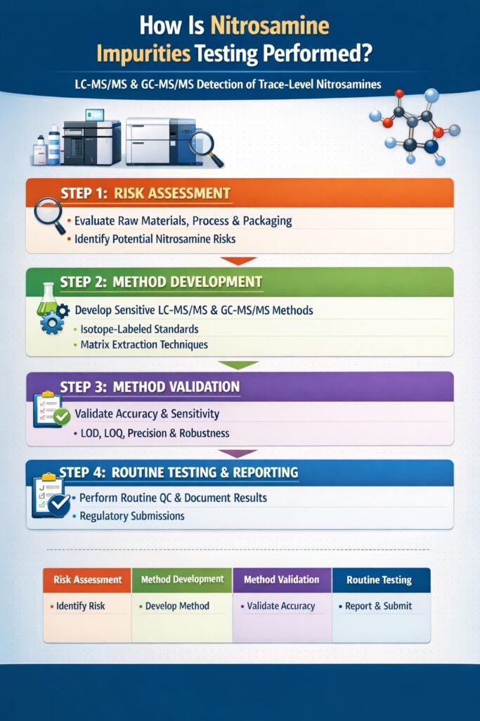 How Is Nitrosamine Impurities Testing Performed?