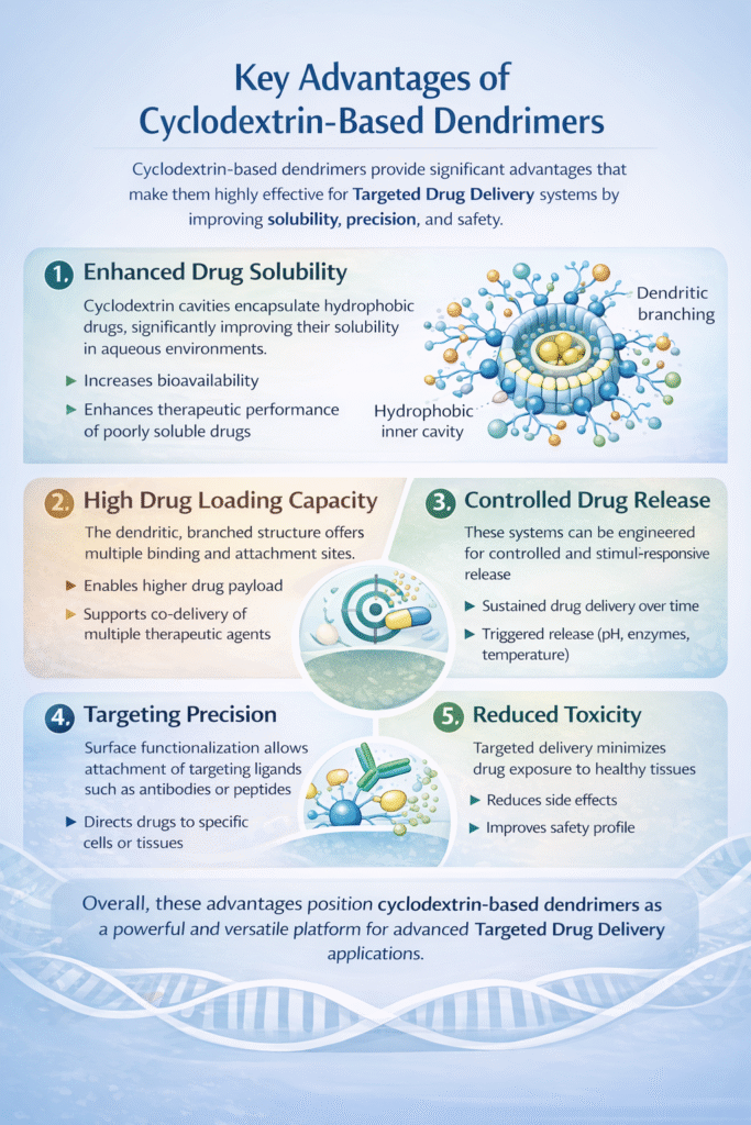 Key Advantages of Cycldextrin-Based Dendrimers Key Advantages of Cycldextrin-Based Dendrimers