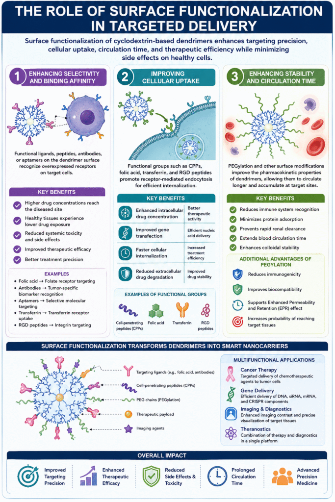 The Role of Surface Functionalization in Targeted Delivery