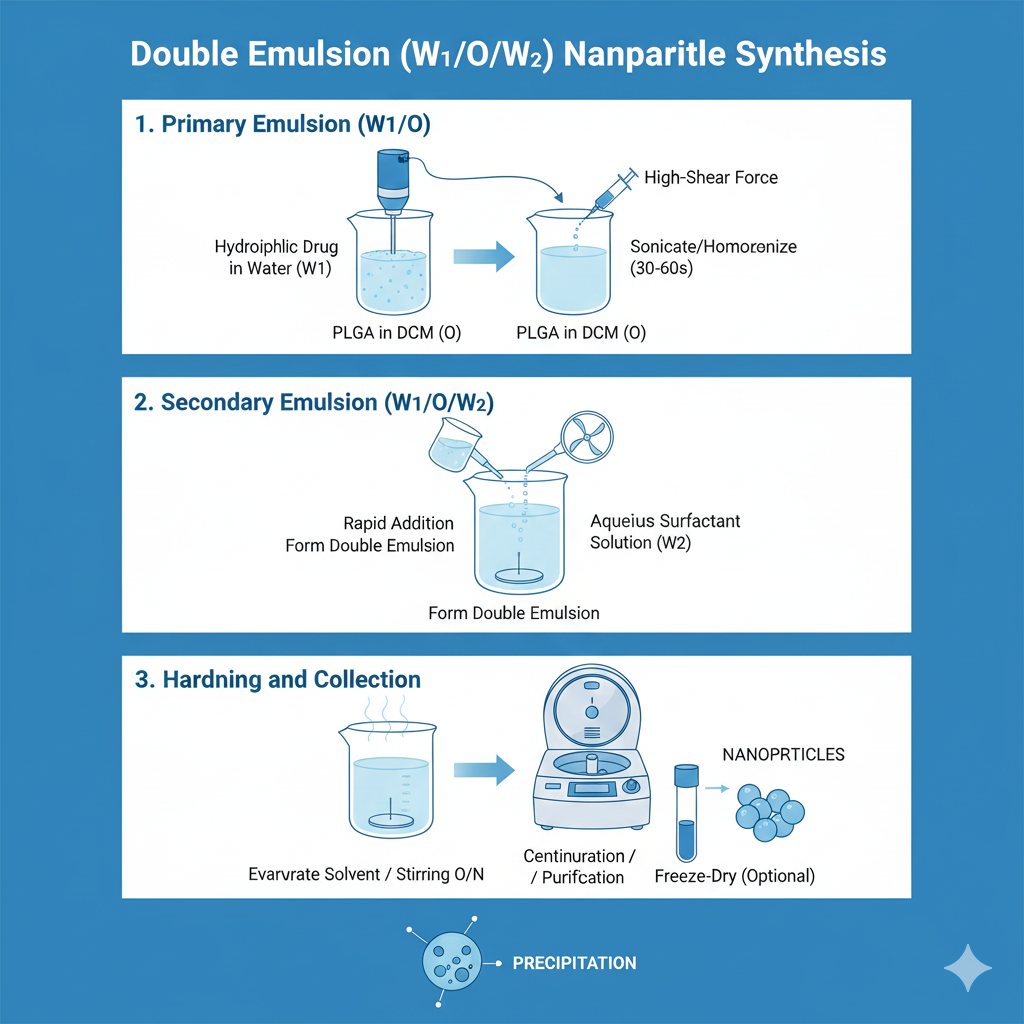 Method 3 Double Emulsion (WOW)
