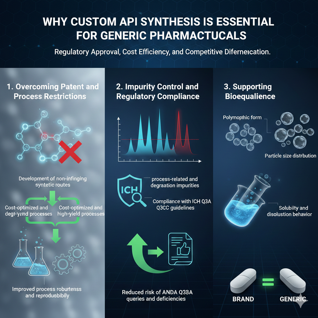 WHY CUSTOM API SYNTHESIS IS ESSENTIAL FOR GENERIC PHARMACEUTICALS