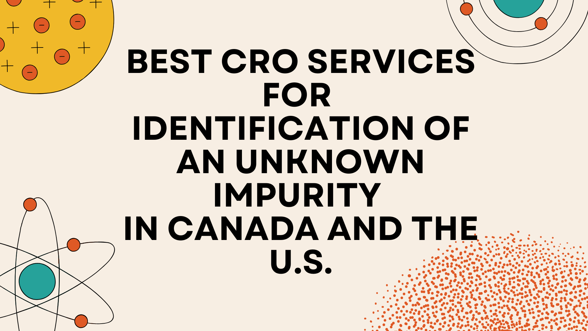 CRO for unknown impurity identification