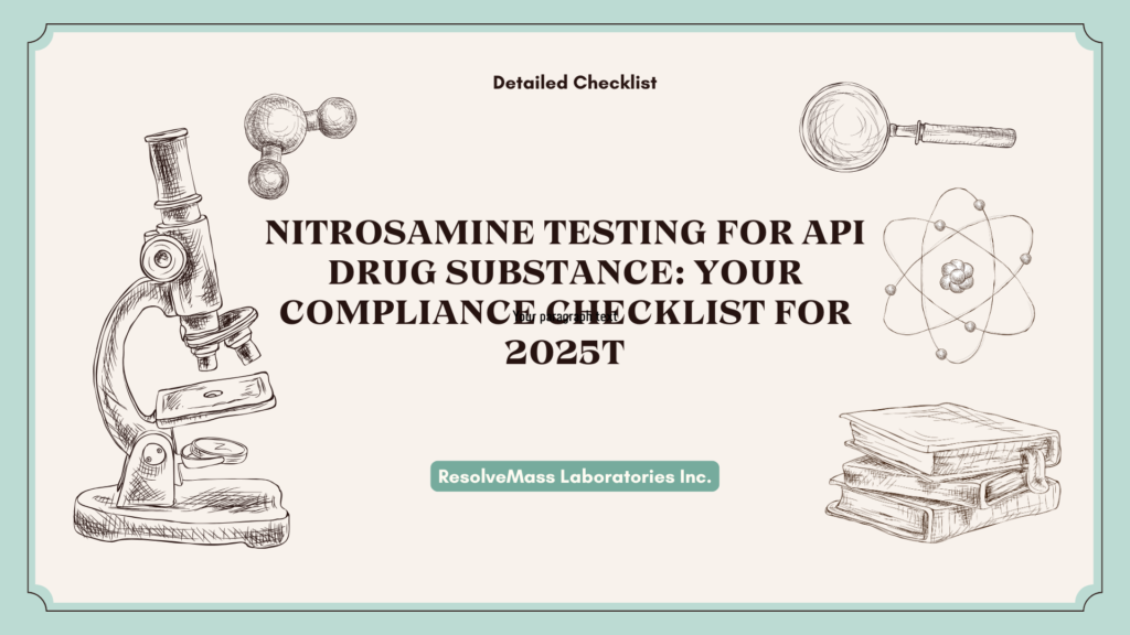 Nitrosamine Testing for API Drug