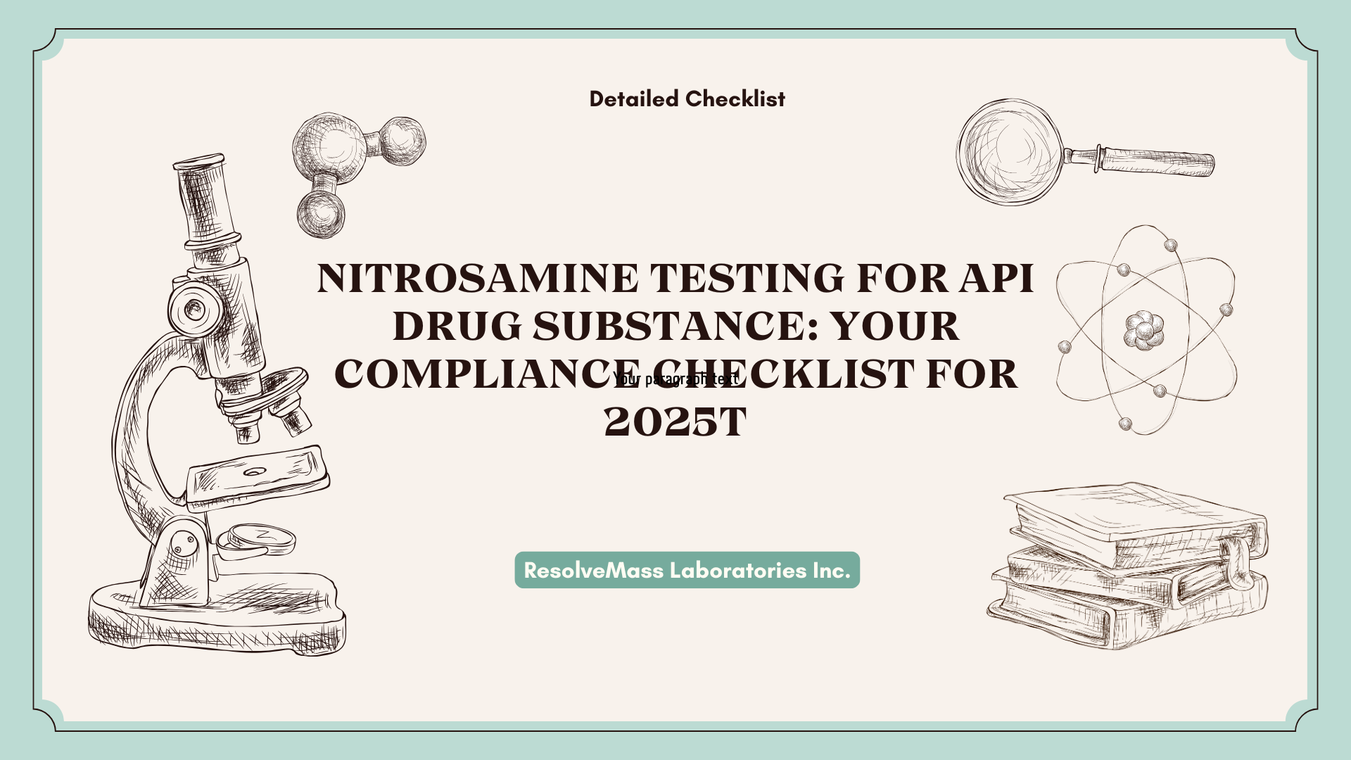 Nitrosamine Testing for API Drug