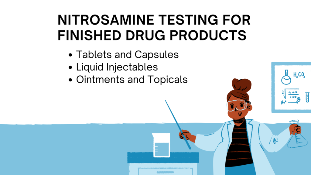 Nitrosamine Testing for Finished Drug Products