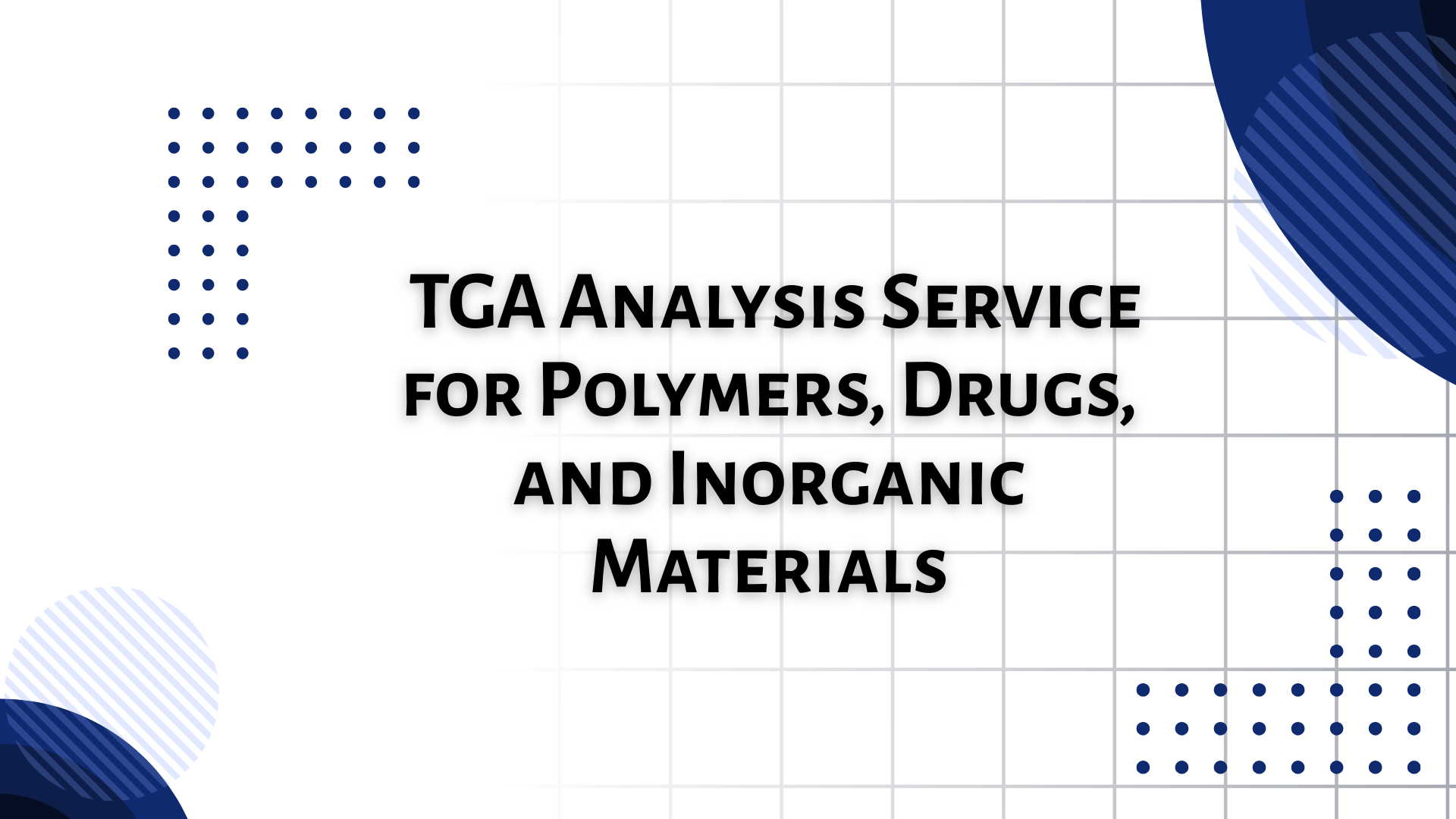 TGA Analysis Services