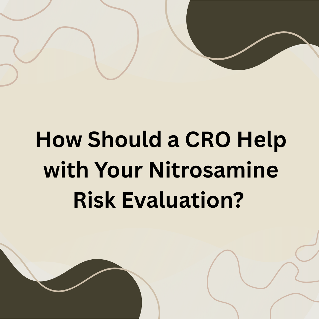 Nitrosamine CRO support