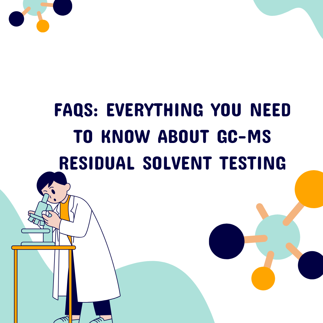 GCMS residual solvent analysis