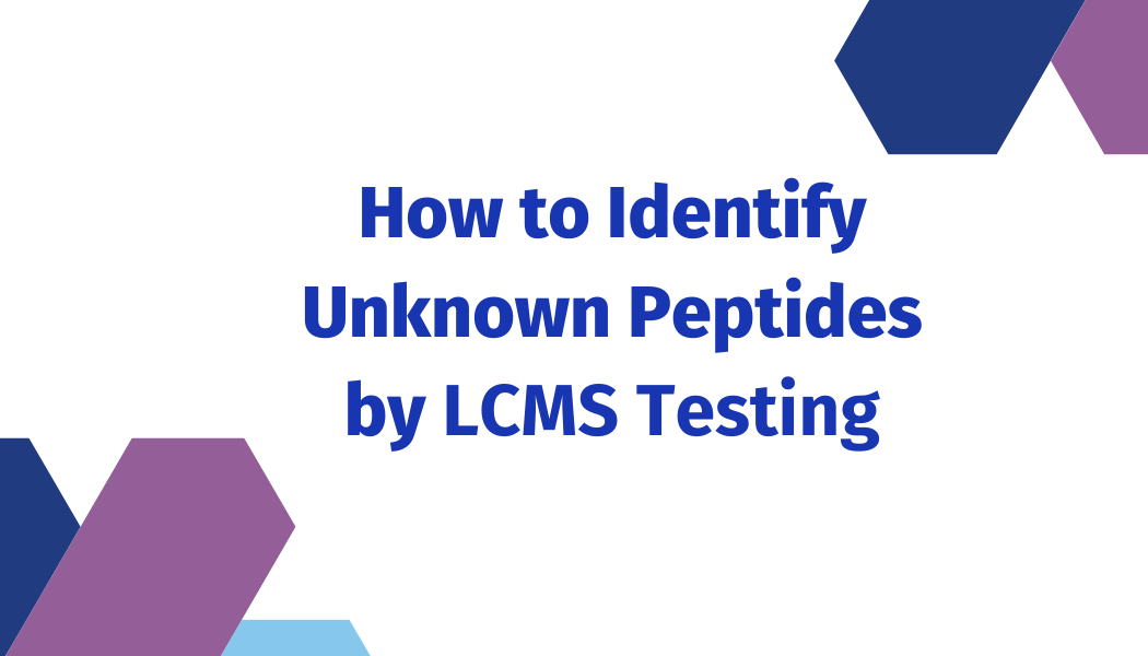 LCMS testing of peptides