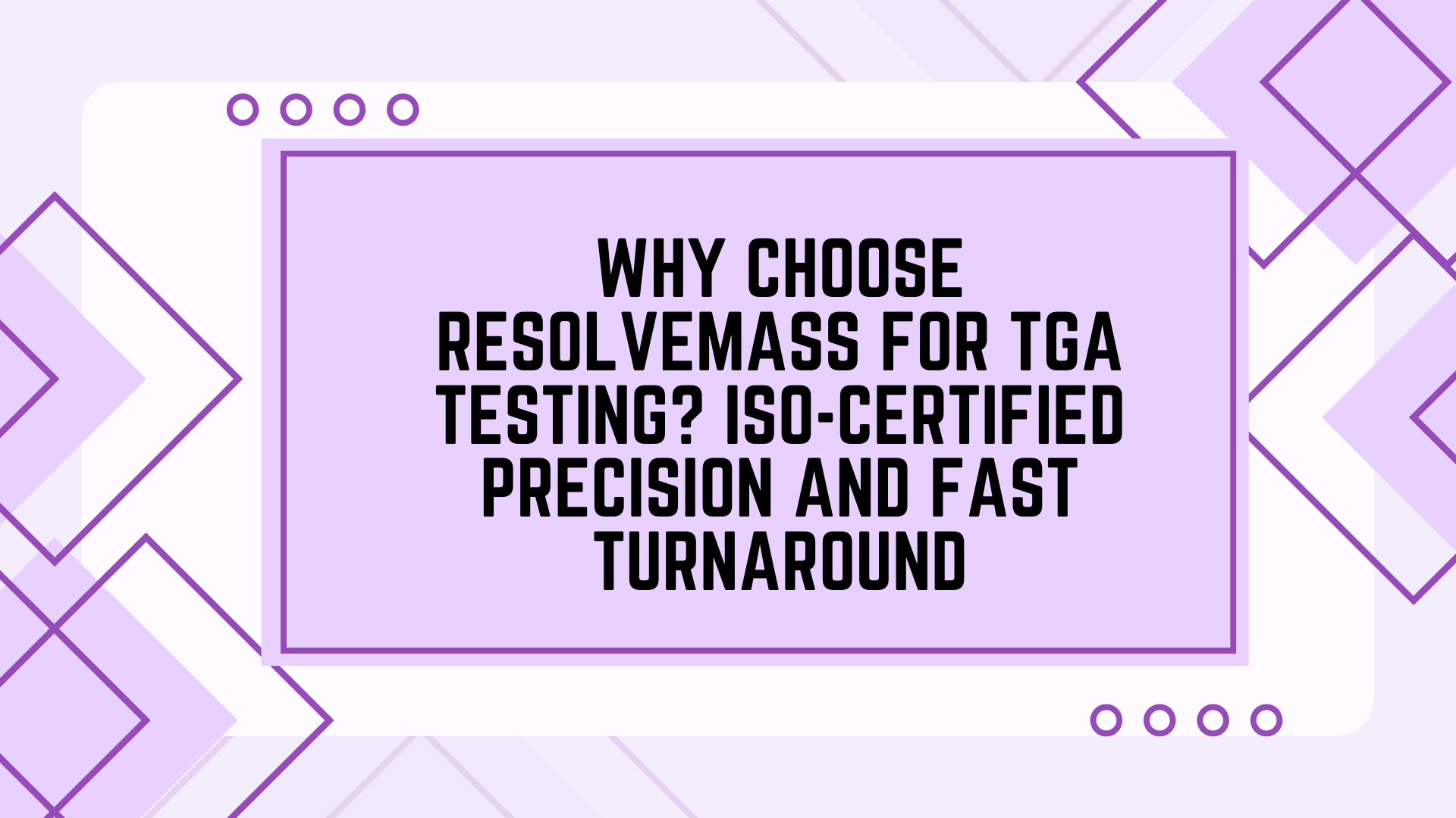 TGA Testing Lab