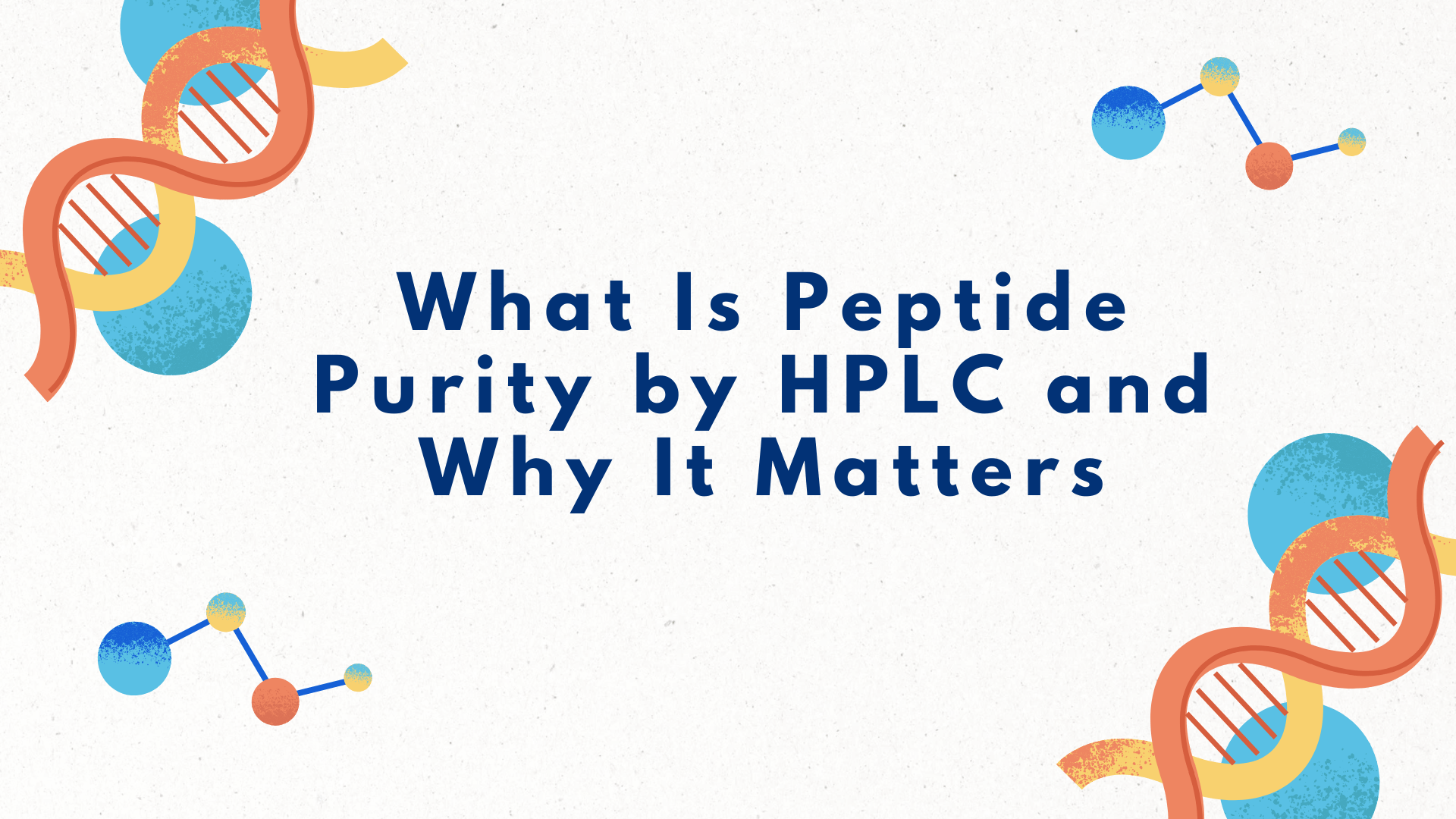 Peptide purity by HPLC