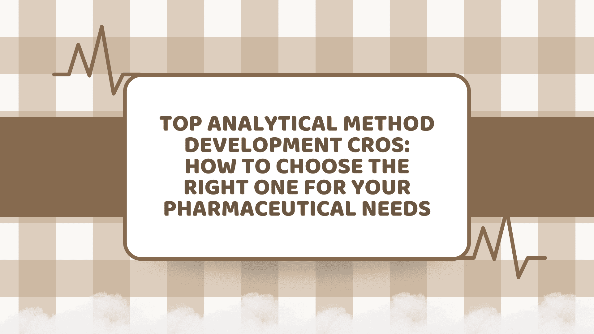 Analytical Method Development CRO