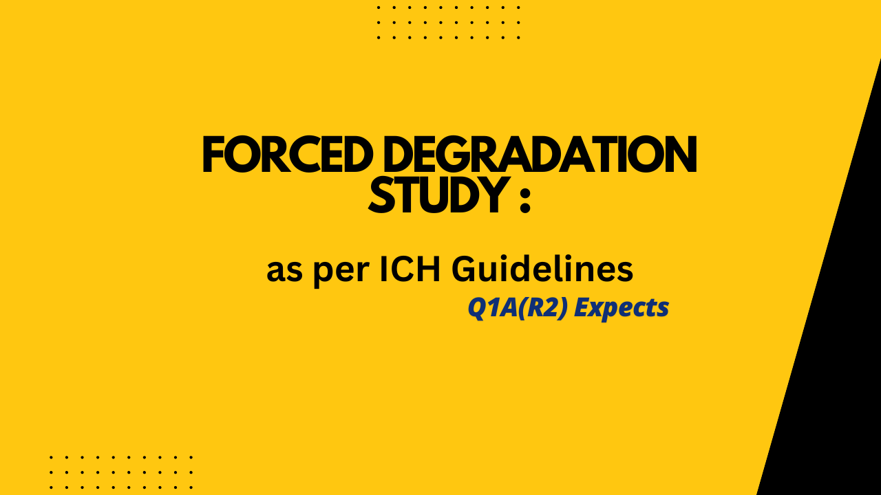 Forced Degradation Study as per ICH Guidelines: What Q1A(R2) Expects