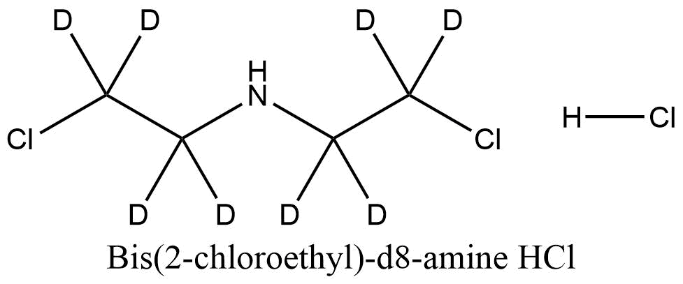 Bis(2-chloroethyl)-d8-amine HCl | CAS 102092-04-6