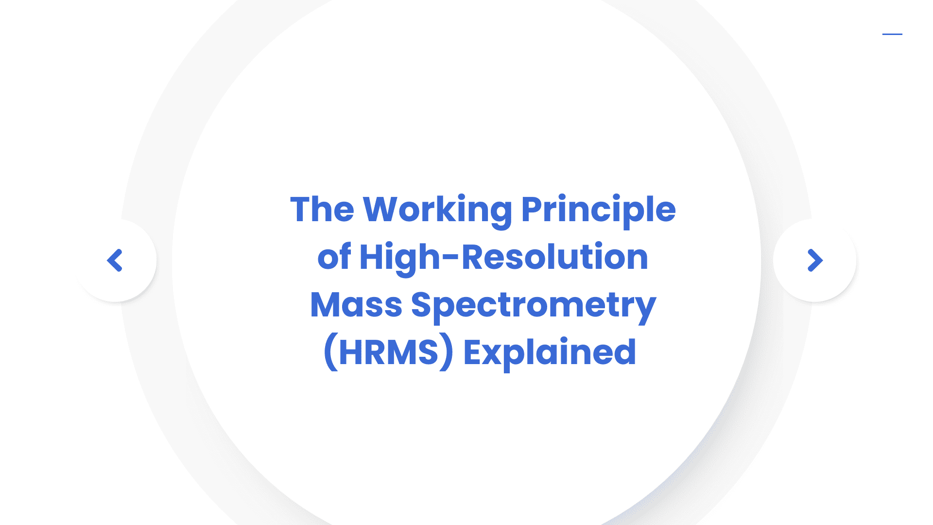 Working Principle of HRMS