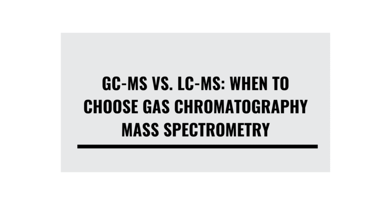 GC-MS vs LC-MS