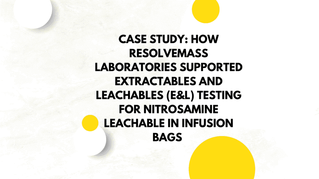 ResolveMass Extractables and Leachables Testing