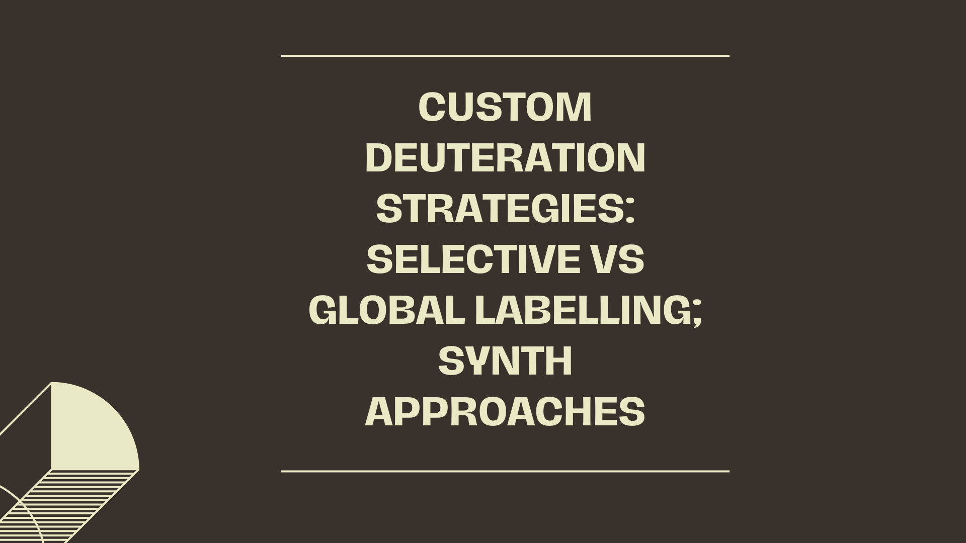 Custom Deuteration Strategies