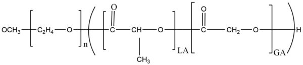 Methoxy poly(ethylene glycol)-b-poly(lactide-co-glycolide) | Ratio: 50:50 | mPEG: PLGA (Mw 4000 : 50000) | CAS CAS 743423-15-6