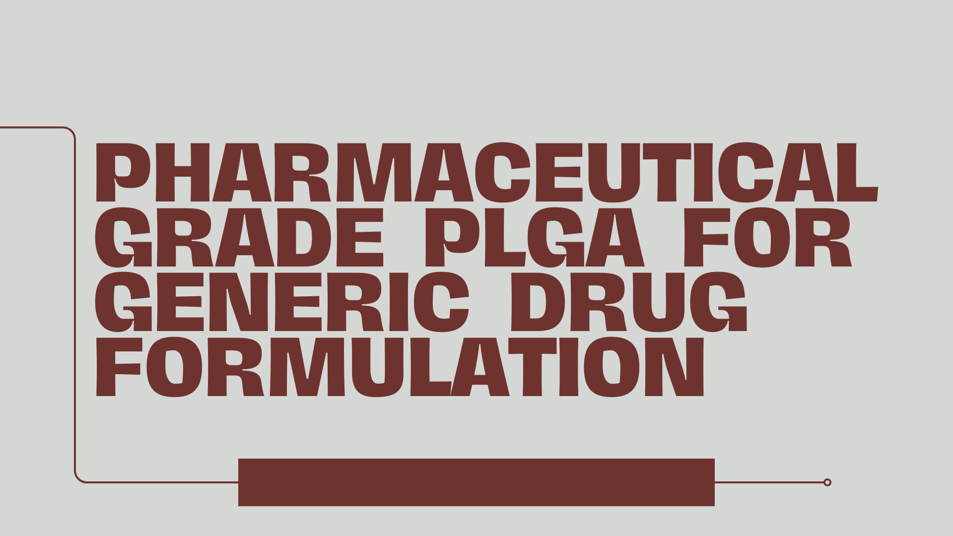 17. Pharmaceutical Grade PLGA for Generic Drug Formulation — Kg Scale Supply