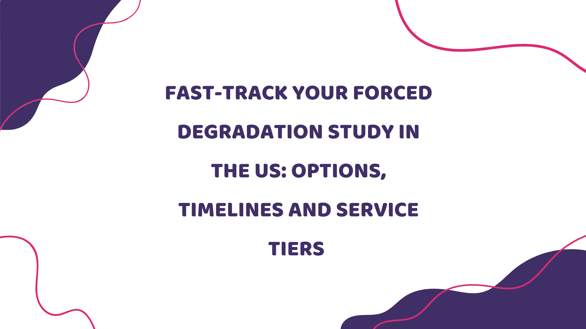 Forced Degradation Study in the United States