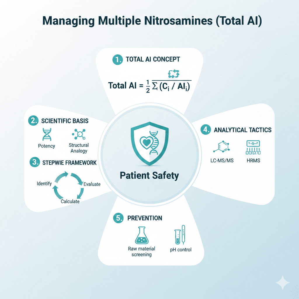 Acceptable Intake for Multiple Nitrosamines