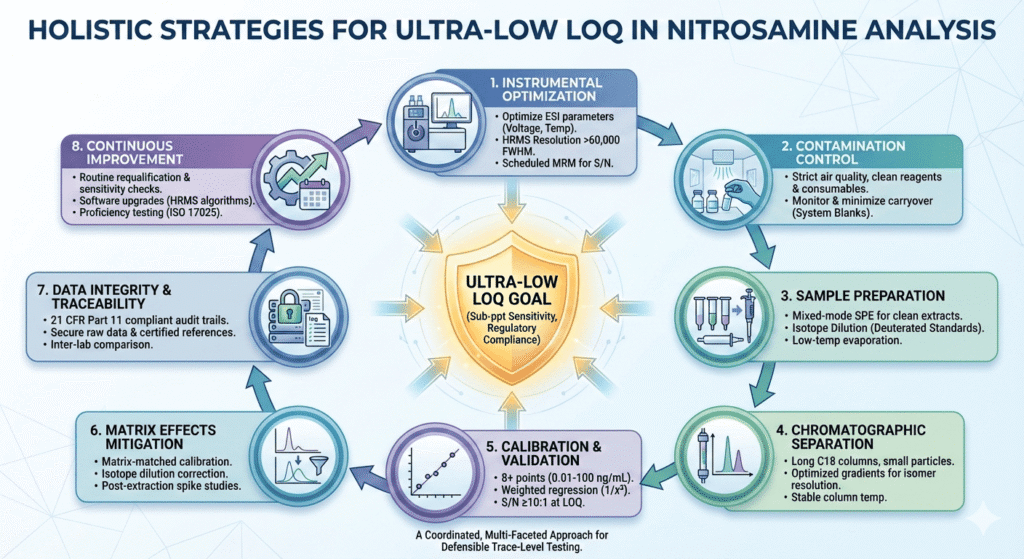 Ultra-Low Limit of Quantitation (LOQ) in Nitrosamine Testing