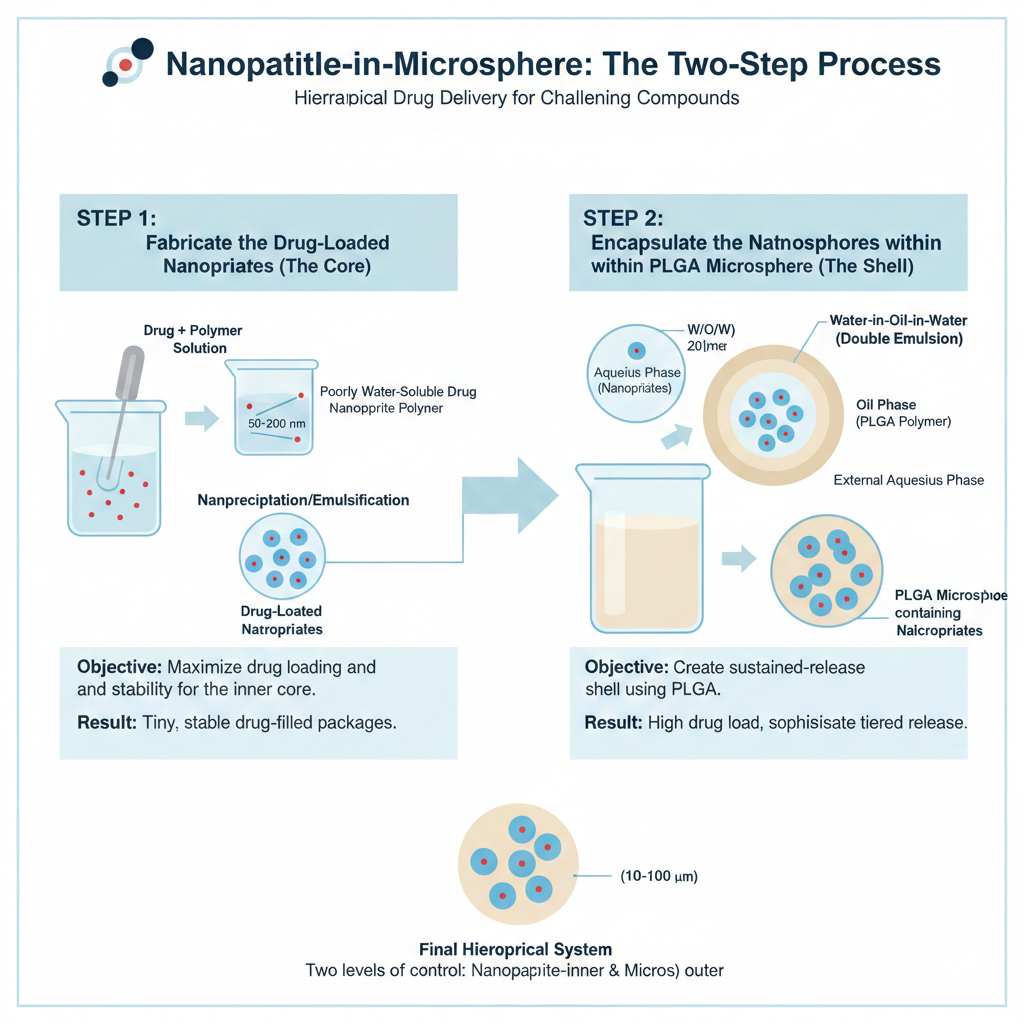 Nanoparticle-in-Microsphere Nanoparticle-in-Microsphere Systems