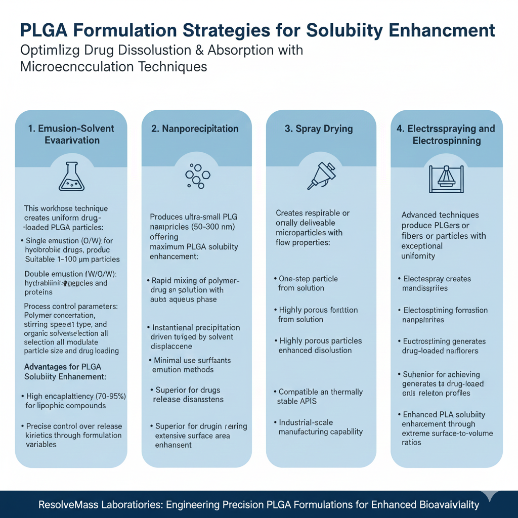 PLGA Formulation Strategies for Solubility Enhancement PLGA Formulation Strategies for Solubility Enhancement