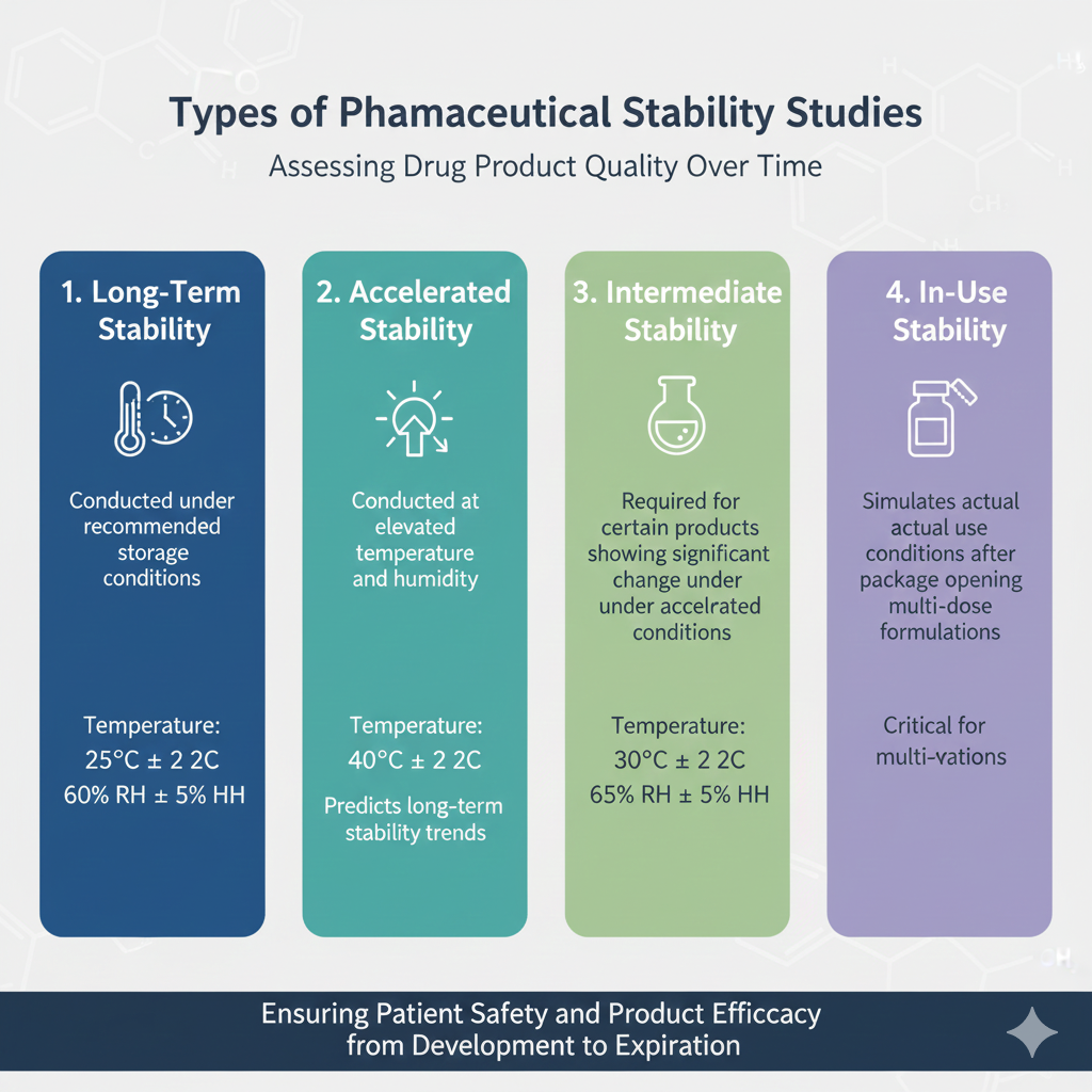 Types of Pharmaceutical Stability Studies