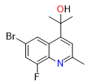 2-(6-bromo-8-fluoro-2-methylquinolin-4-yl)propan-2-ol | CAS 2776103-42-3