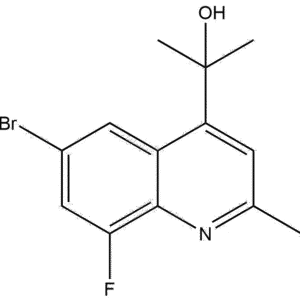 2-(6-bromo-8-fluoro-2-methylquinolin-4-yl)propan-2-ol | CAS 2776103-42-3