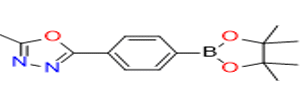 2-methyl-5-(4-(4,4,5,5-tetramethyl-1,3,2-dioxaborolan-2-yl)phenyl)-1,3,4-oxadiazole | CAS 1056456-24-6