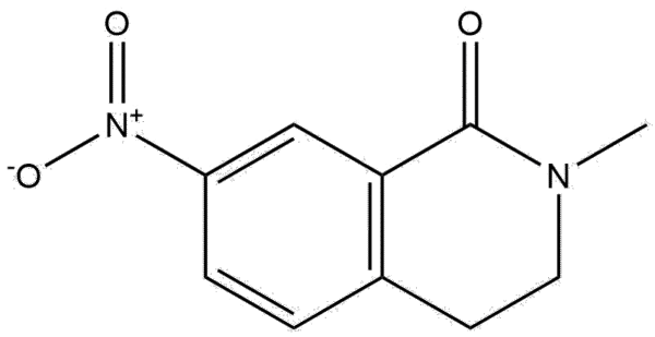 2-methyl-7-nitro-3,4-dihydroisoquinolin-1(2H)-one | CAS 643087-30-3