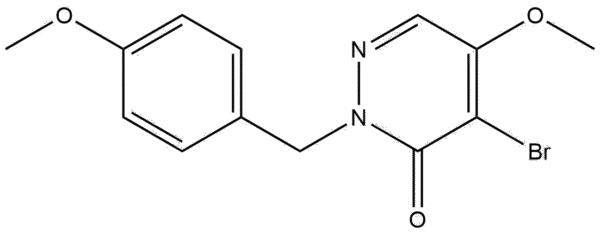 4-bromo-5-methoxy-2-(4-methoxybenzyl)pyridazin-3(2H)-oneCAS 2381044-54-6 4-bromo-5-methoxy-2-(4-methoxybenzyl)pyridazin-3(2H)-one | CAS 2381044-54-6