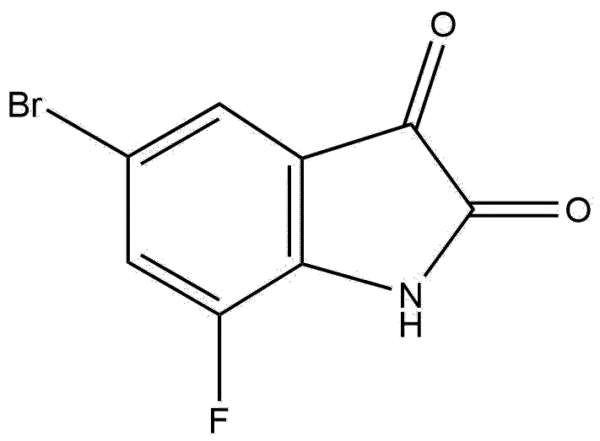 5-bromo-7-fluoroindoline-2,3-dione | CAS 74830-75-8