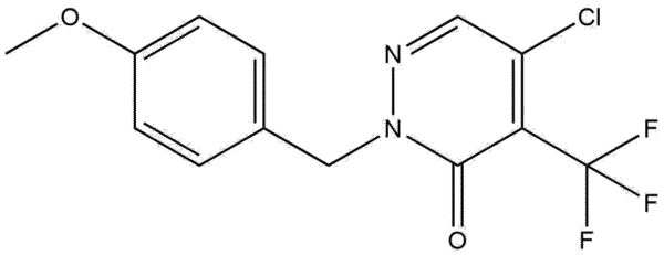 5-chloro-2-(4-methoxybenzyl)-4-(trifluoromethyl)pyridazin-3(2H)-oneCAS 2381044-50-2 5-chloro-2-(4-methoxybenzyl)-4-(trifluoromethyl)pyridazin-3(2H)-one | CAS 2381044-50-2