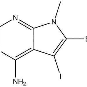 6-bromo-5-iodo-7-methyl-7H-pyrrolo[2,3-d]pyrimidin-4-amine | CAS 2894018-46-1