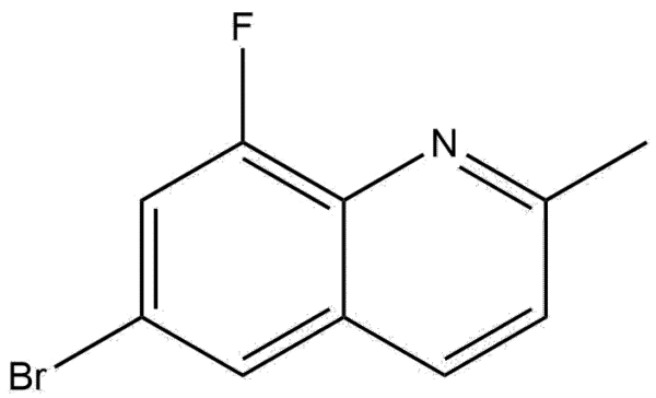 6-bromo-8-fluoro-2-methylquinoline | CAS 958650-94-7