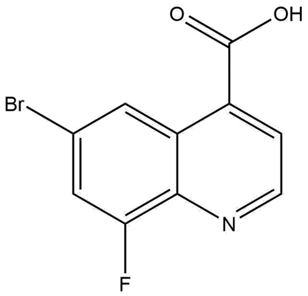 6-bromo-8-fluoroquinoline-4-carboxylic acid CAS 1595640-63-3 6-bromo-8-fluoroquinoline-4-carboxylic acid | CAS 1595640-63-3