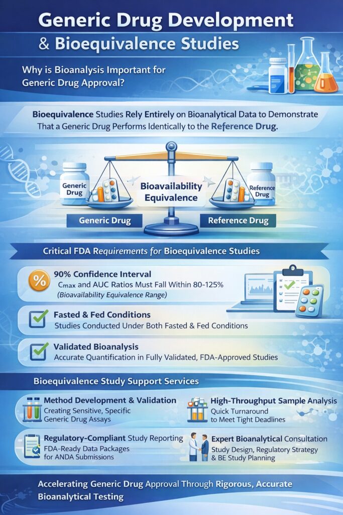 Generic Drug Development and Bioequivalence Studies