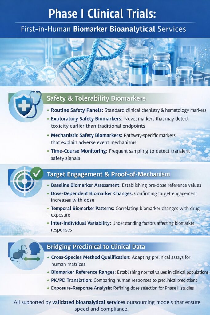 Phase I Clinical Trials: First-in-Human Biomarker Bioanalytical Services