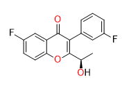 (R)-6-fluoro-3-(3-fluorophenyl)-2-(1-hydroxyethyl)-4H-chromen-4-one | CAS 1479107-10-2