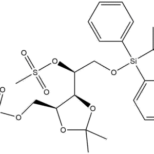 (S)-2-((tert-butyldiphenylsilyl)oxy)-1-((4S,5S)-2,2-dimethyl-5-(((methylsulfonyl)oxy)methyl)-1,3-dioxolan-4-yl)ethyl methanesulfonate | CAS 1006032-29-6