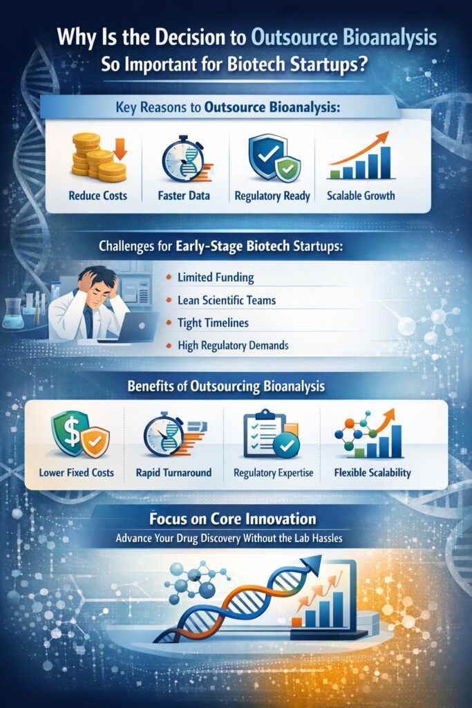 Why Is the Decision to Outsource Bioanalysis So Important for Biotech Startups Why Is the Decision to Outsource Bioanalysis So Important for Biotech Startups?