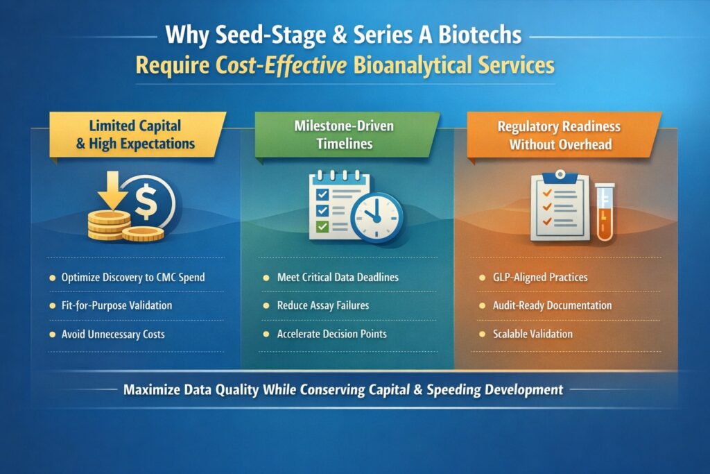 Why Seed-Stage and Series A Biotechs Require Cost-Effective Bioanalytical Services