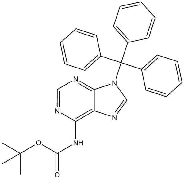 tert-butyl (9-trityl-9H-purin-6-yl)carbamate | CAS 1229622-72-3