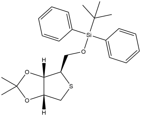 tert-butyl(((3aS,4R,6aR)-2,2-dimethyltetrahydrothieno[3,4-d][1,3]dioxol-4-yl)methoxy)diphenylsilane | CAS 1320269-77-9